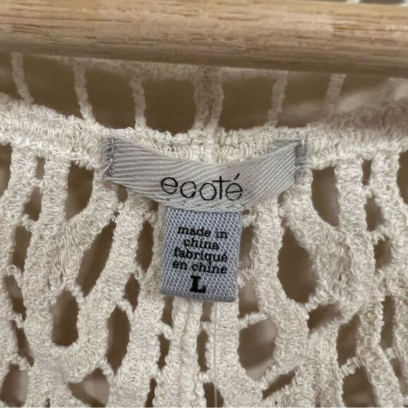 Ecote open knit studded sweater with studs size L - Picture 6 of 7